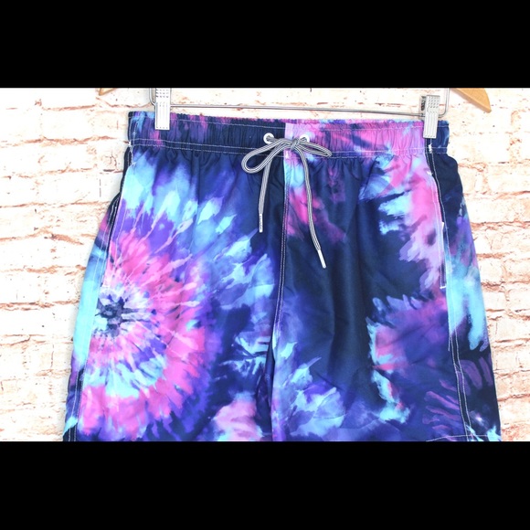 BoardiesMen’s Blue/Purple Tie Dye Board Shorts